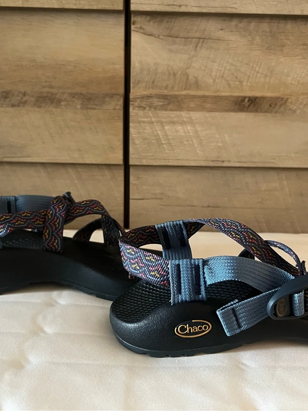 Chaco Womens Z/1 Classic Sandals Size 7 Bloop Navy Spice Blue Hiking Outdoor